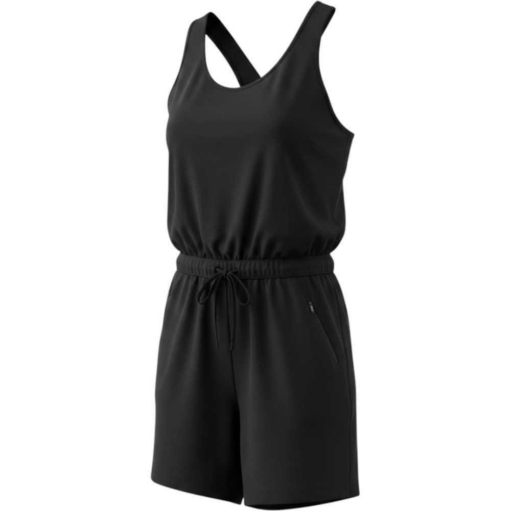 Patagonia Fleetwith Dress Black Sleeveless Crossover Back Hiking Travel‎ Medium